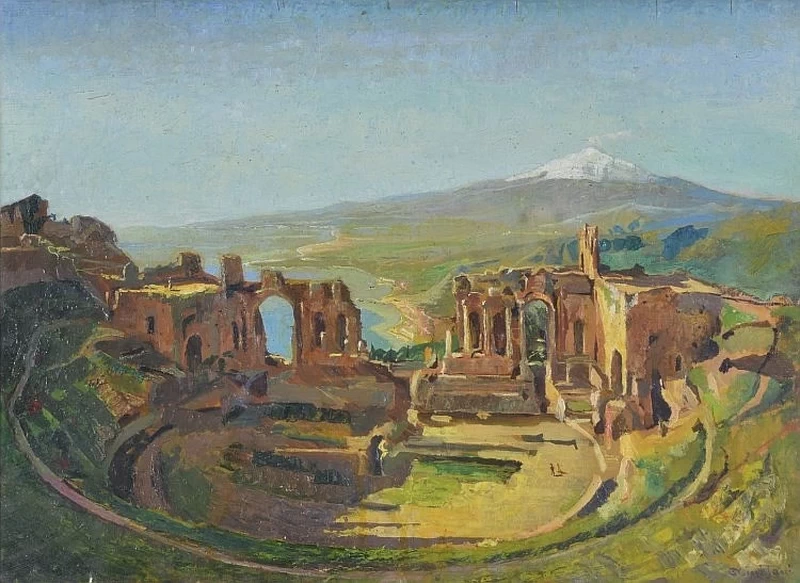 Le rovine del teatro di Taormina
